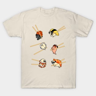 Japanese Sushi Pug T-Shirt